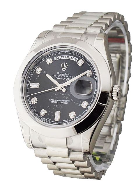 platinum rolex president 41mm|used rolex presidential 41mm.